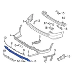 For Hyundai Palisade 2023-2025 86671S8CB0 Rear Valance Panel. Fixed Price $425.61.