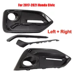 Pair Front Bumper Fog Light Cover Left&right For Honda Civic Hatchback 2020-2021. Fixed Price $40.38.