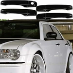 For 2005-2007 2008 2009 2010 Chrysler 300 Gloss Black Door Handle Covers No Skh. Fixed Price $15.56.