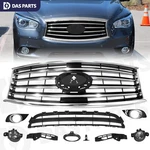 Front Upper Lower Bumper Grille Fog Lights For 2014-2015 Infiniti QX60 2013 JX35. Fixed Price $219.97.