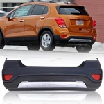 Rear Bumper Cover Kit W/ Red Reflector Replacement For 2017-2021 Chevy Trax. Fixed Price $274.00.