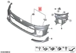 Genuine Mini Cooper Jcw F65 F66 F67 Kit Mount Pdc Sensor Front 51115A9C283. Fixed Price $56.70.