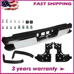 Steel Rear Bumper Assembly Chrome For Silverado Sierra 2500HD 3500HD 2015-2019. Fixed Price $229.10.