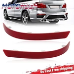 Pair Rear Bumper Reflector Lamps Lights For Mercedes Benz X166 Gl 2013-2016 Us. Fixed Price $16.13.