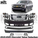Front Bumper Cover & Headlight Assembly For 2015-2020 Chevrolet Tahoe / Suburban. Fixed Price $916.30.
