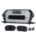 For RSQ3 2016 2017 2018 Honeycomb Side Grille Black Bumper Cover. Fixed Price $260.35.