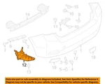 Subaru Oem 13-17 Crosstrek Rear Bumper Components-lower Cover 57731FJ090. Fixed Price $17.90.