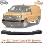 Front Upper Bumper Cover Textured For 2003-20 Chevrolet Express / Gmc Savana. Fixed Price $192.30.