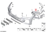 Genuine Bmw X6 G06 30DX 30IX 40DX 40I Support Fog Lamp Left 51118069947. Fixed Price $99.57.