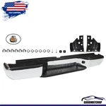 For Nissan Frontier 2005-2021 Chrome Rear Step Bumper Steel Assembly W/o Sensors. Fixed Price $153.89.