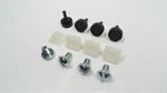 12 Pc License Plate Hardware Kit! For Gm C10 Box Truck Jimmy Blazer Suburban Etc. Fixed Price $38.00.