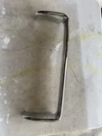 Original 1949 50 Chevrolet Accessory Front Bumper License Plate Guard. Fixed Price $199.00.
