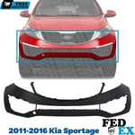 Front Bumper Cover For 2011-2016 Kia Sportage W/ Fog Lamp Holes Primed. Fixed Price $164.82.