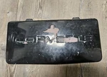 1984-1990 Chevrolet Corvette Front Bumper License Plate Cover Oem Gm Black C4. Fixed Price $120.00.