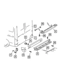 Genuine Mopar Fascia Retainer 5104543AA. Fixed Price $5.75.