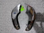 56 57 C1 Corvette Lh/rh Chrome Front License Bumperettes--gm #3724970. Fixed Price $199.95.