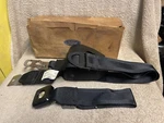 Nos Ford DBAZ-65613B84-A 1970-78 Maverick Comet Black Front Seat Belt. Fixed Price $275.00.