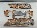 1970 1971 1972 Pontiac Gto Lemans Tempest Rear Back Bumper Mounting Brackets Oem. Fixed Price $395.72.
