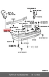 Genuine Oe Pad Rear Bumper Right Hand 5246202160 For Toyota 52462-02160. Fixed Price $8.14.