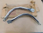 Nos Oem Ford 1952 1953 Rear Bumper Wing Guards Pair Customline Crestline Trim. Fixed Price $169.00.