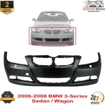Front Bumper Cover Primed For 2006-2008 Bmw 3-SERIES Sedan / Wagon. Fixed Price $198.40.