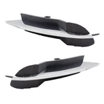Outer Grille Covers Set Fits 08-12 Chevy Malibu Ls Lt Lower W/ Chrome Trim. Fixed Price $45.90.