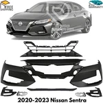 Front Bumper Cover Fascia & Fog Light Assembly Kit For 2020-2023 Nissan Sentra. Fixed Price $341.00.