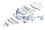 Genuine Mercedes-benz Basic Carrier Bumper 236-885-61-02. Fixed Price $118.30.