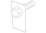 Oem New Ford Impact Bar Bolt -W707315-S439. Fixed Price $16.09.
