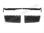Rear Bumper Black End/cap Top Pad 4PC Fits Silverado 2500HD 07-14 Single Wheel. Fixed Price $135.88.
