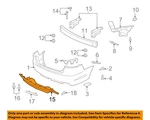 Gm Oem 2009 G8 Rear Bumper Components-insert Panel 92213320. Fixed Price $459.79.