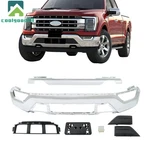 Ford F150 F-150 2021-2022 2023 Front Bumper Cover Set Chrome 6-PIECES Steel. Fixed Price $331.70.