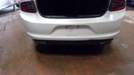 Rear Bumper Cover Dual Rectangular Exhaust Cutouts White Fit 15-18 Charger 82713. Fixed Price $545.00.