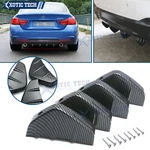 Carbon Fiber Shark Fin Wing Rear Bumper Lip Diffuser Splitter Spoiler Body 4X. Fixed Price $15.75.