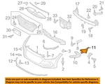 Hyundai Oem 17-18 Elantra Front Bumper Grille-air Duct Right 86568F2000. Fixed Price $18.72.