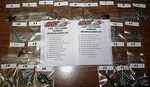1969 Mopar Dodge Charger Interior Screw Kit. Fixed Price $29.99.