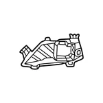 Genuine Mercedes-benz Oe Basic Carrier, Bumper 297-885-12-01. Fixed Price $59.78.