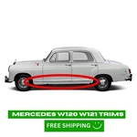 Mercedes Benz W120 W121 Lower Door And Fender Trim Set. Fixed Price $320.00.