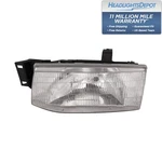 Headlight Ford Escort 1991-1996 Halogen Left Driver Side Chrome Housing Headlamp. Fixed Price $41.23.