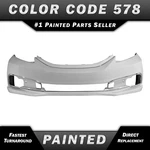 New Painted *NH578 White* Front Bumper Cover For 2013-2015 Honda Civic Sedan. Fixed Price $380.99.
