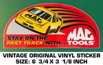 Mac Tools Stay On The Fast Track-vintage Original Vinyl Decal Sticker-automotive. Fixed Price $9.40.