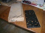 1973 Pontiac Gto Lemans 455 Front License Plate Mounting Bracket Gm 490170 - Nos. Fixed Price $94.93.