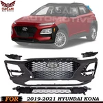 Front Bumper Cover & Grille Assembly Kit For 2019-2021 Hyundai Kona. Fixed Price $639.85.