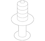 Genuine Mercedes-benz Bumper Cover Rivet 201-990-02-92-9051. Fixed Price $12.88.