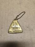 Vintage 1955 General Motors Gm Powerama Keychain Fabricast Advertising. Fixed Price $12.50.