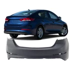 Bumper Cover Fascia For 2017 2018 Hyundai Elantra Sedan Rear Primed. Fixed Price $158.28.