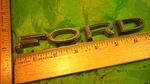AJ86 Ford Trunk Lid Letter Emblems 1964 #C4AB6240282A-D Galaxie 500. Fixed Price $14.99.