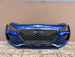 Genesis G70 2019-2021 Oem Front Bumper Cover With Sensors And Camera Blue (PS5). Fixed Price $1749.95.