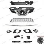 11PC For Rogue 2014-16 Front Bumper Chrome Grille Mesh Fog Light Radiator Cover. Fixed Price $97.99.