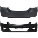 New Set Of Bumper Covers Fascias Front & Rear Sedan HO1000235, HO1100233 Pair. Fixed Price $229.72.